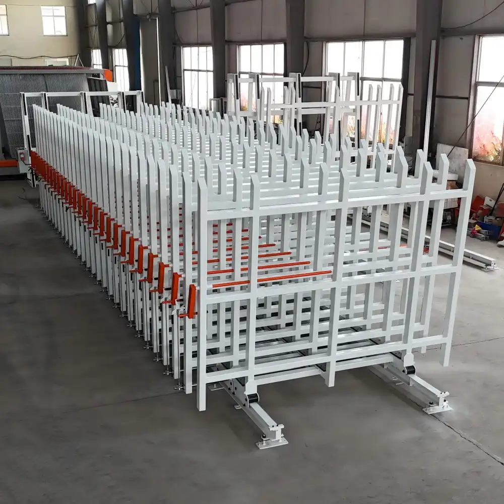 What safety systems on an automatic glass cutting line for low-e glass?